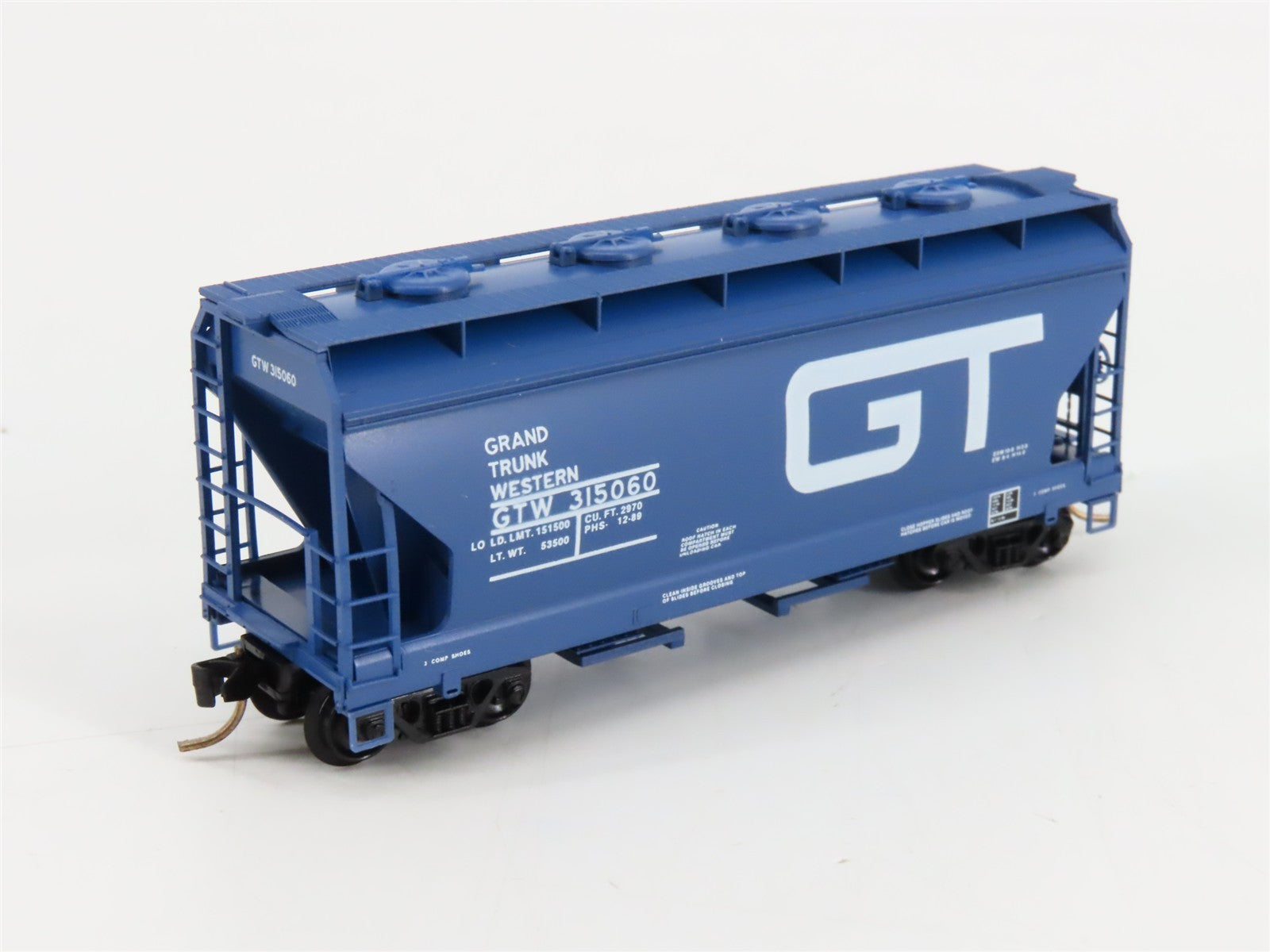 N Micro-Trains MTL 92010 GTW Grand Trunk Western 2-Bay Covered Hopper #315060