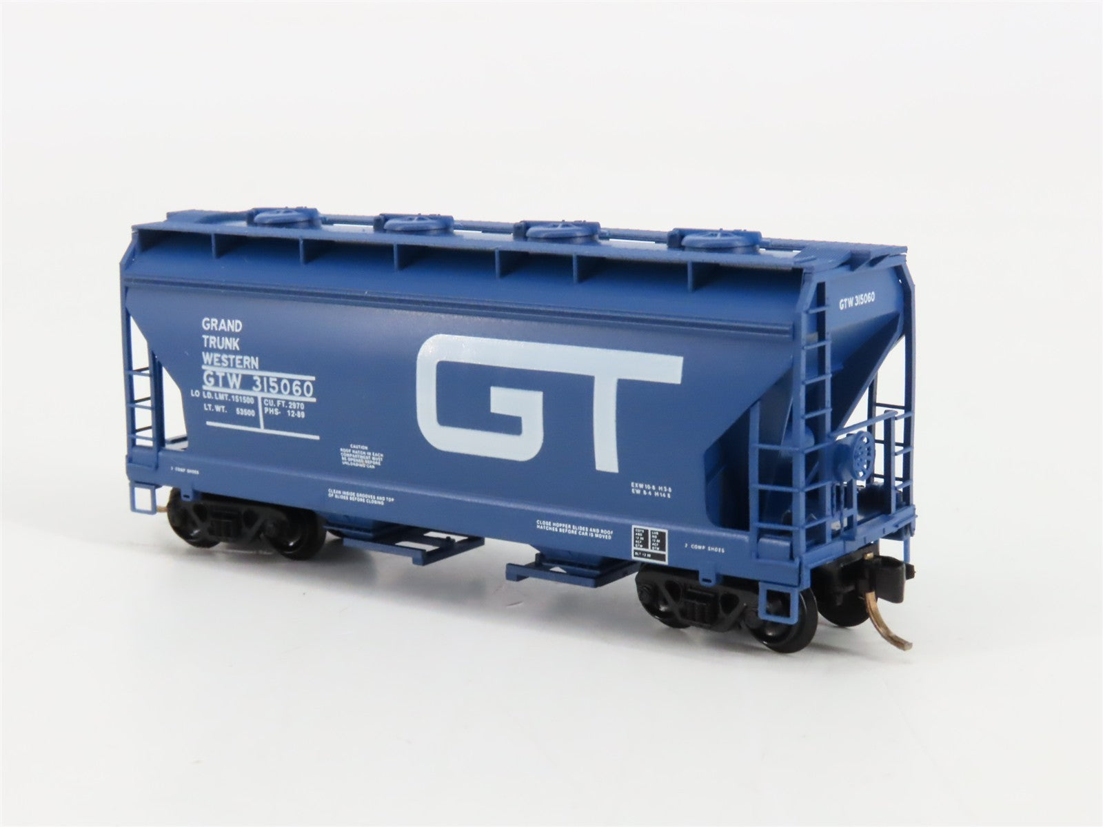 N Micro-Trains MTL 92010 GTW Grand Trunk Western 2-Bay Covered Hopper #315060