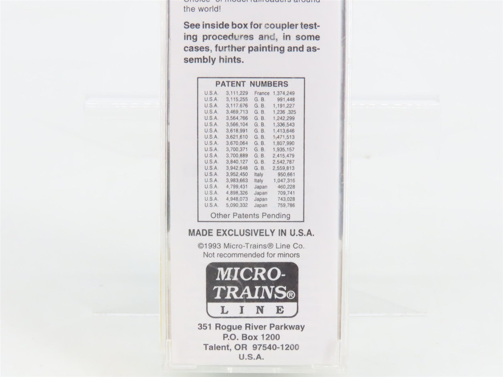 N Micro-Trains MTL 92010 GTW Grand Trunk Western 2-Bay Covered Hopper #315060