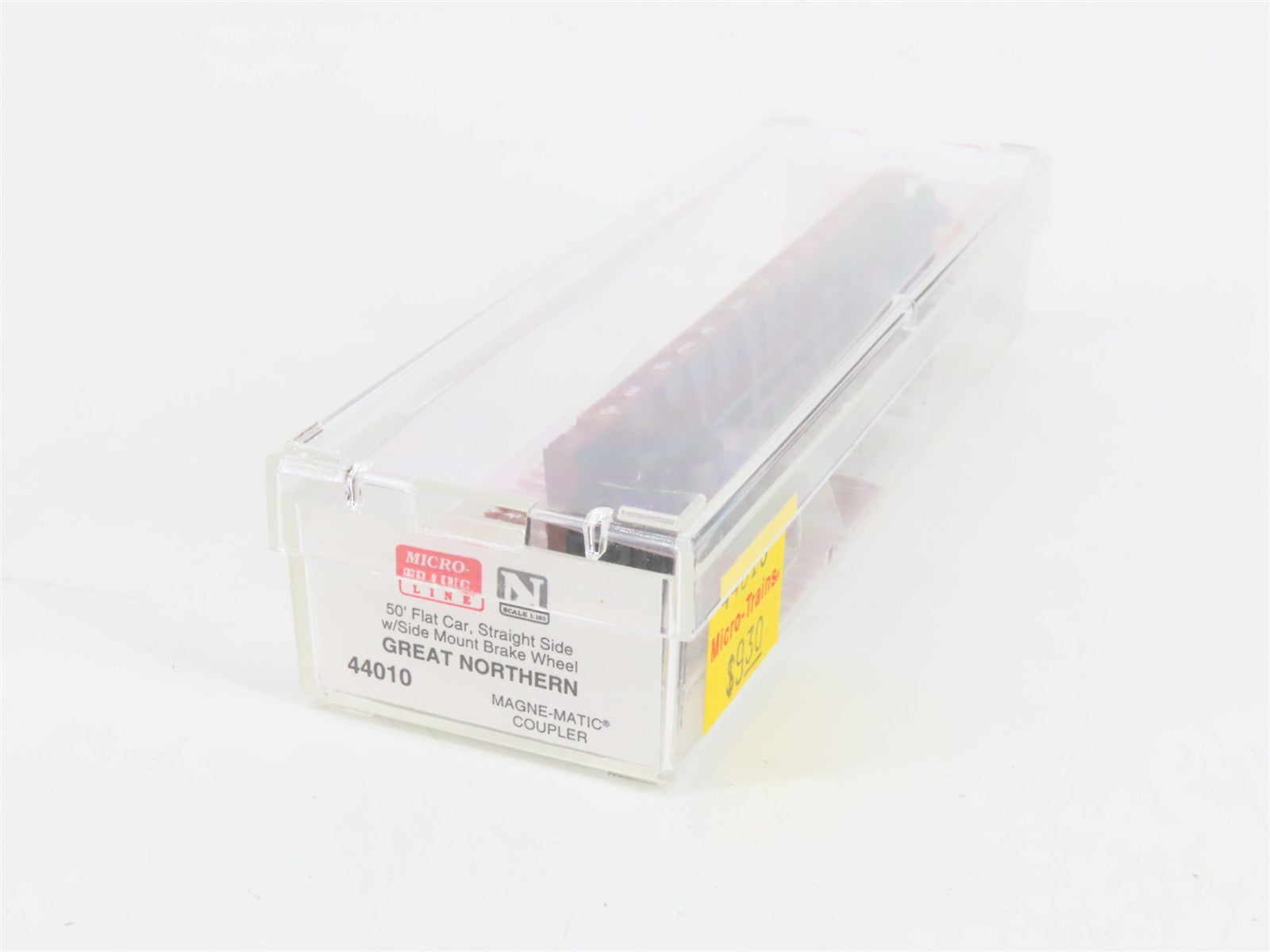 N Scale Micro-Trains 44010 GN Great Northern 50' Flat Car 66212 RTR