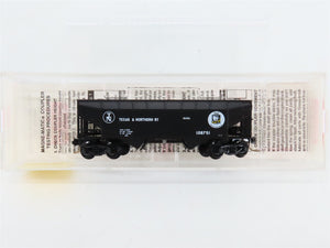 N Scale Micro-Trains 55350 TN Texas & Northern 33' 2-Bay Hopper 108751 RTR