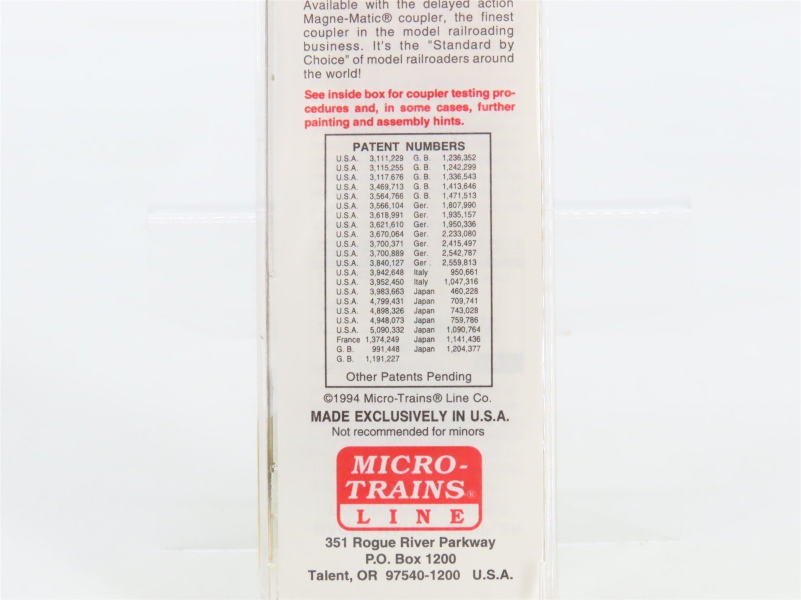 N Scale Micro-Trains 32100 ARR Alaska Railroad 50' Single Plug Door Box Car RTR