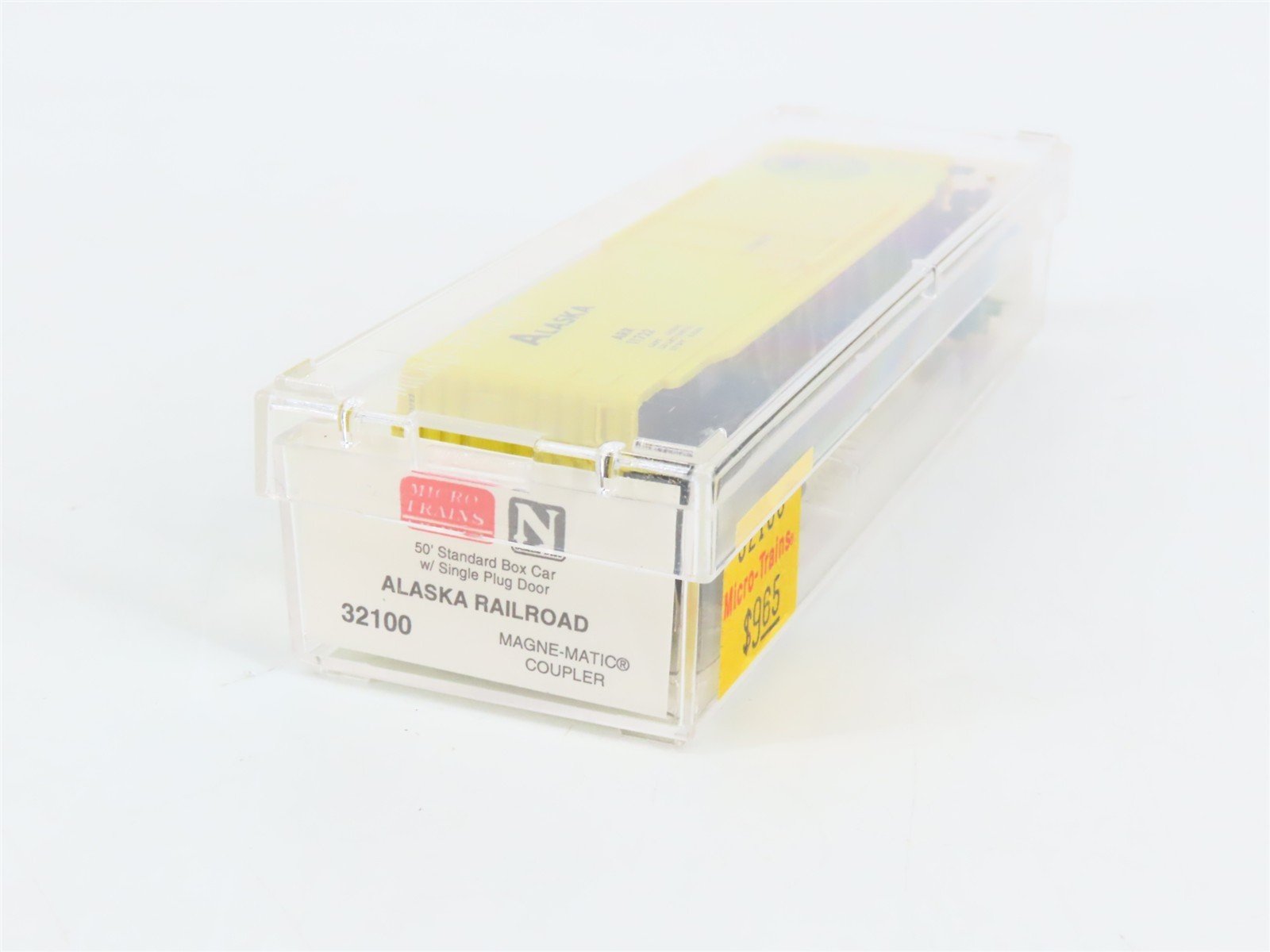N Scale Micro-Trains 32100 ARR Alaska Railroad 50' Single Plug Door Box Car RTR