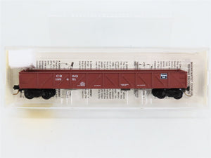 N Scale Micro-Trains MTL 60020 CB&Q Burlington Route 50' Gondola #195451