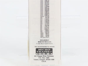 N Scale Micro-Trains MTL 60020 CB&Q Burlington Route 50' Gondola #195451