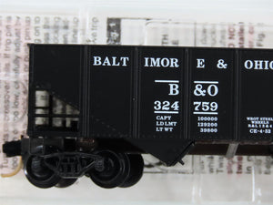N Scale Micro-Trains 56310 B&O Baltimore & Ohio 33' 2-Bay Hopper 324759 RTR
