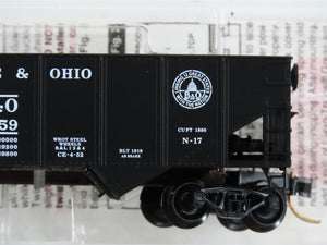 N Scale Micro-Trains 56310 B&O Baltimore & Ohio 33' 2-Bay Hopper 324759 RTR
