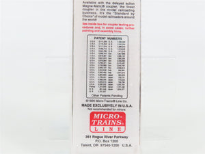 N Scale Micro-Trains 21230 BCOL British Columbia Railway 40' Box Car 8004 RTR