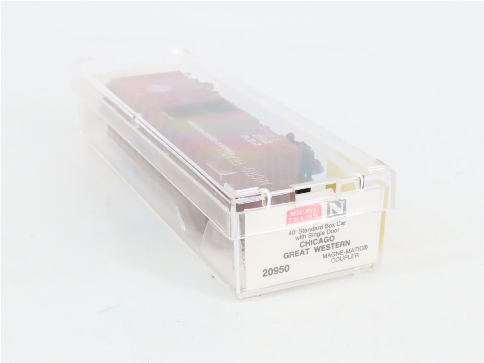 N Scale Micro-Trains 20950 CGW Chicago Great Western 40' Box Car 90017 RTR