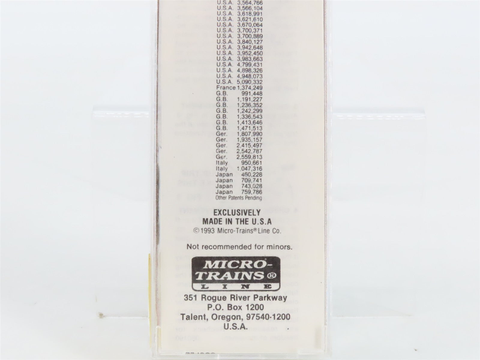 N Scale Micro-Trains 39150 CG Central of Georgia 40' Box Car 40247 RTR