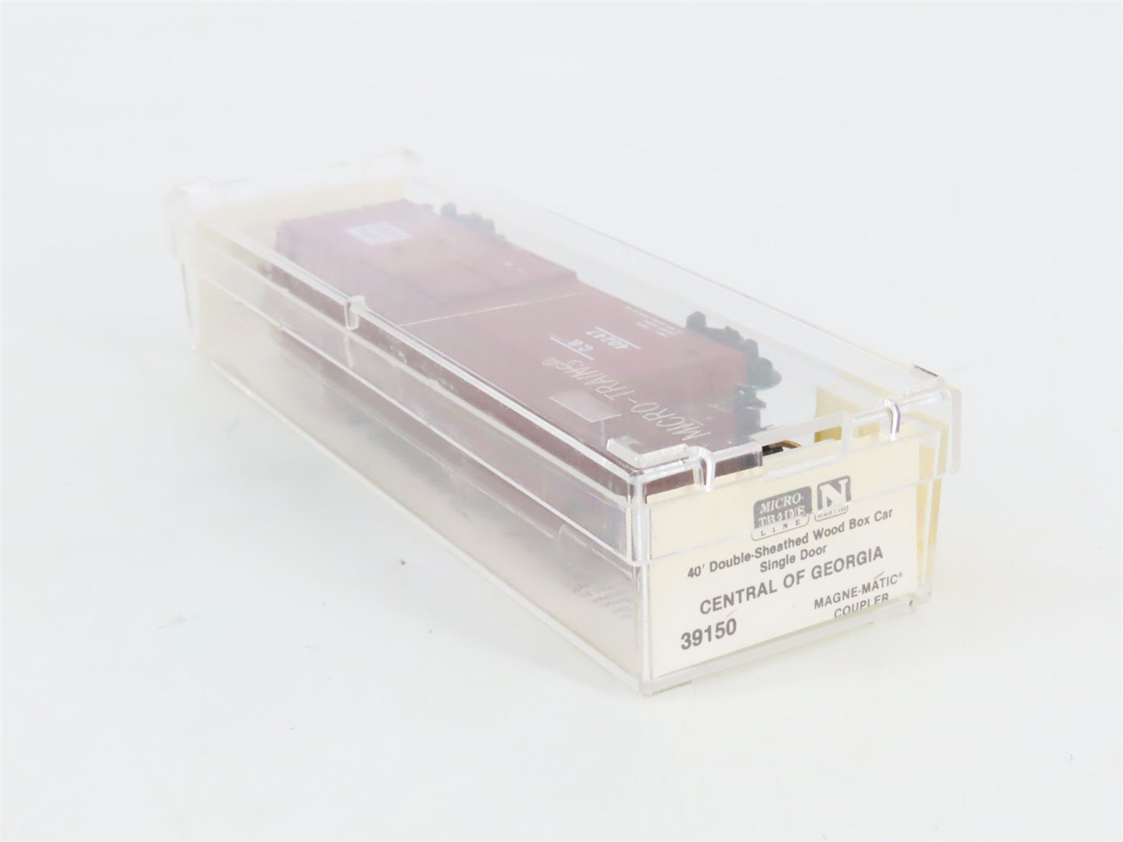 N Scale Micro-Trains 39150 CG Central of Georgia 40' Box Car 40247 RTR
