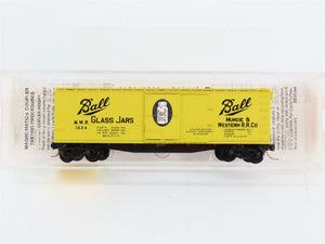 N Scale Micro-Trains 42030 Muncie & Western 40' Double-Sheathed Wood Box Car RTR