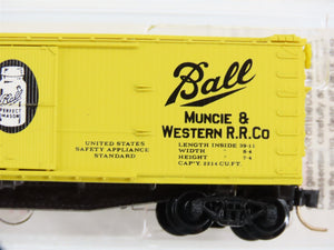 N Scale Micro-Trains 42030 Muncie & Western 40' Double-Sheathed Wood Box Car RTR
