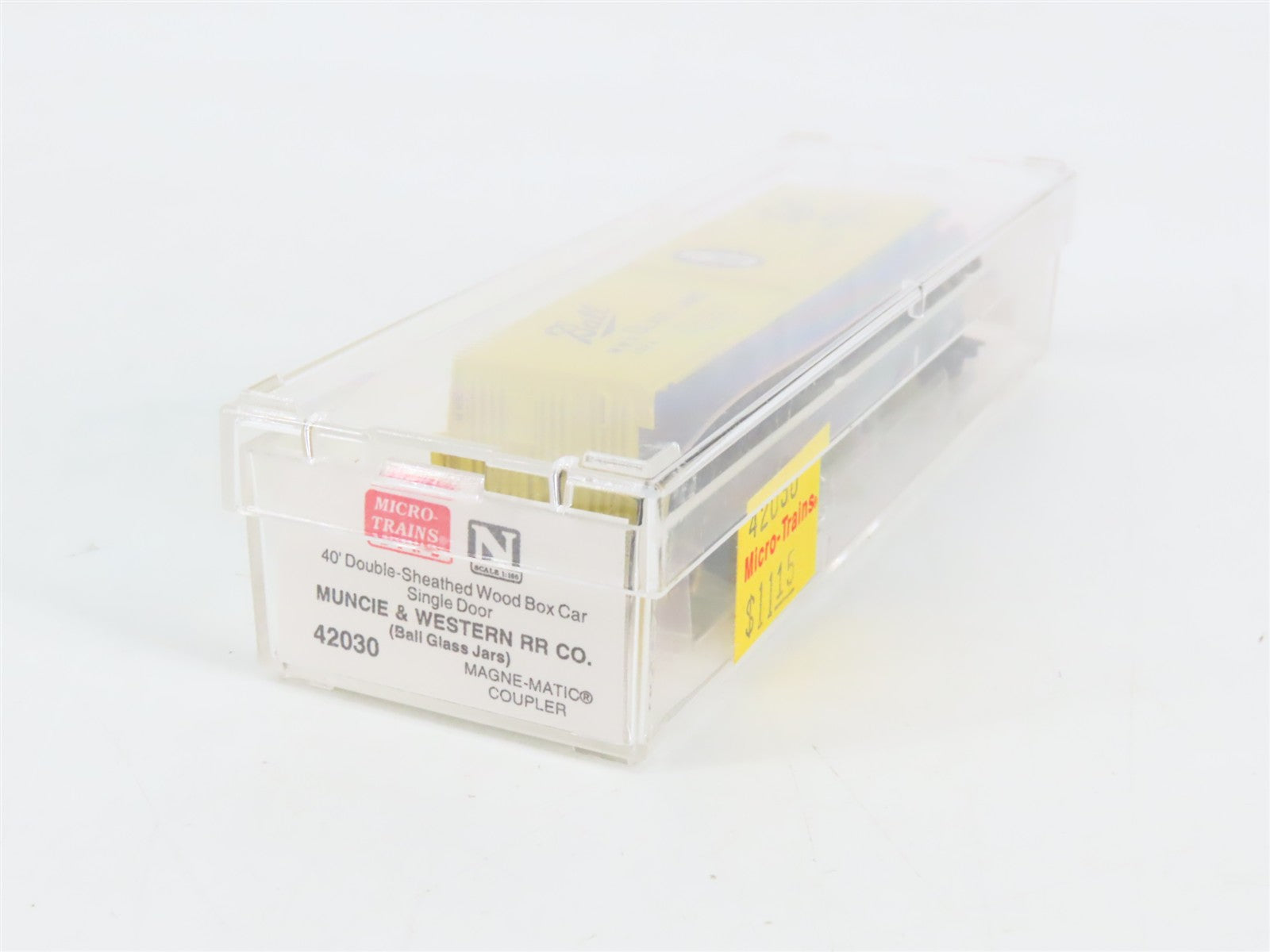 N Scale Micro-Trains 42030 Muncie & Western 40' Double-Sheathed Wood Box Car RTR