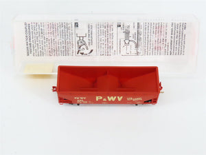 N Scale Micro-Trains MTL 55260 P&WV The Alphabet Route 2-Bay Open Hopper 380 RTR