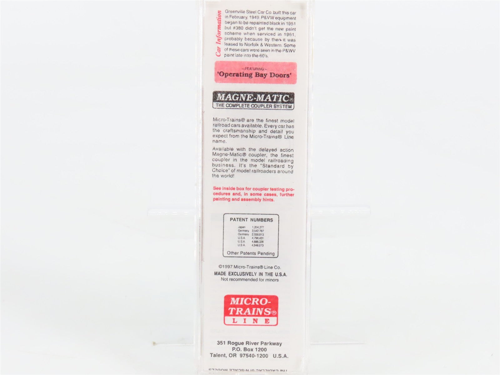 N Scale Micro-Trains MTL 55260 P&WV The Alphabet Route 2-Bay Open Hopper 380 RTR
