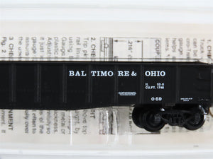 N Scale Micro-Trains 46150 B&O Baltimore & Ohio 50' Gondola 259492 RTR