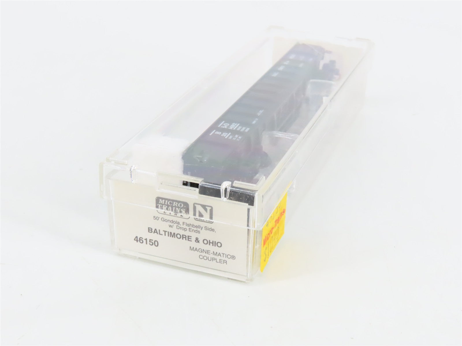 N Scale Micro-Trains 46150 B&O Baltimore & Ohio 50' Gondola 259492 RTR