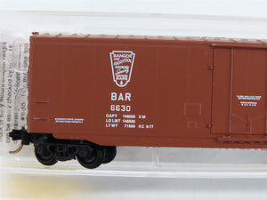 N Scale Micro-Trains 38140 BAR Bangor & Aroostook 50' Box Car 6630 RTR
