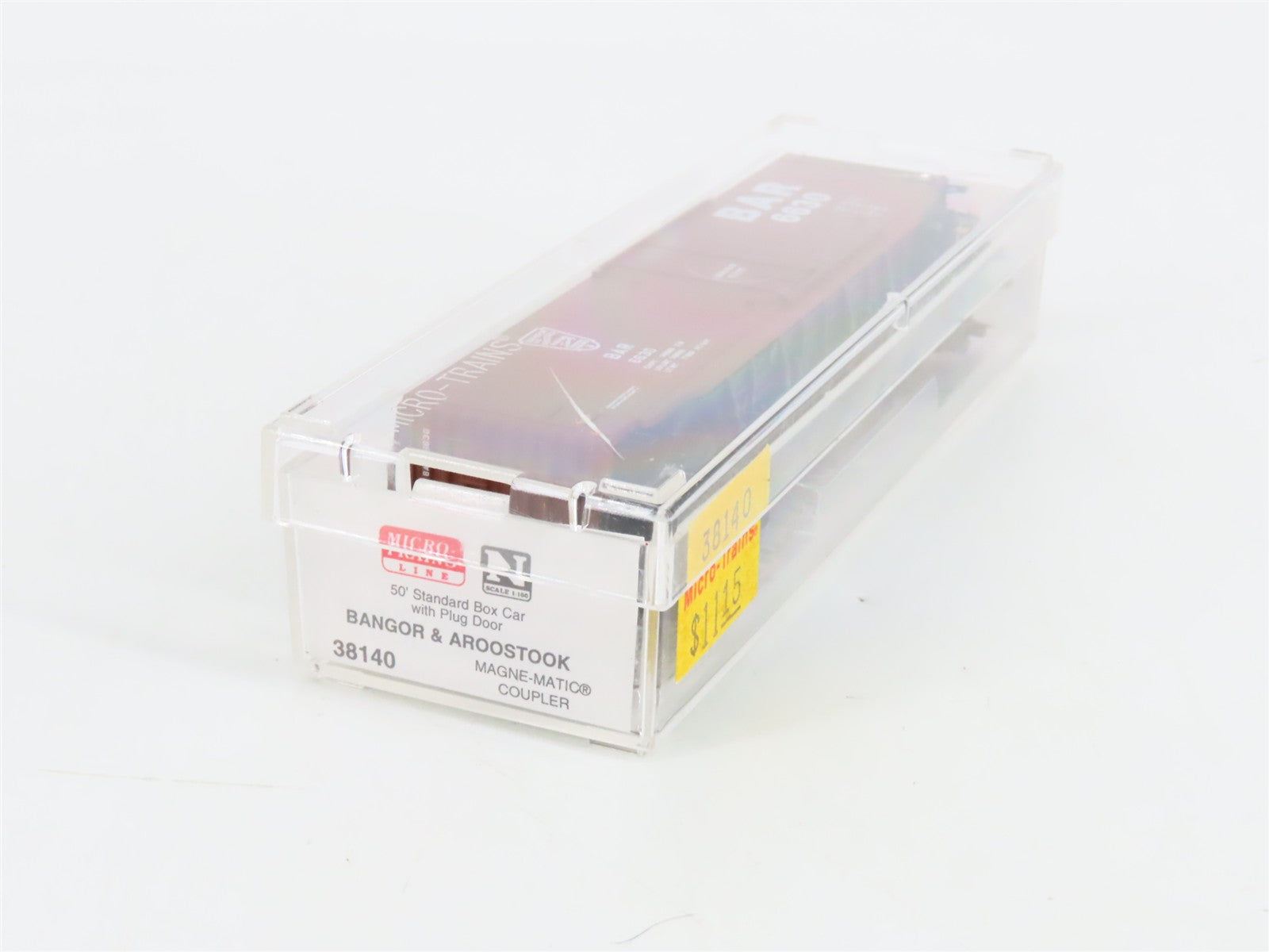 N Scale Micro-Trains 38140 BAR Bangor & Aroostook 50' Box Car 6630 RTR