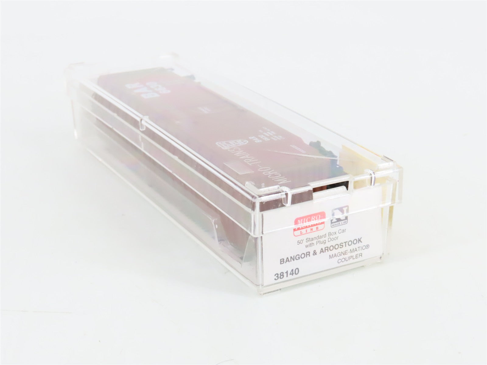 N Scale Micro-Trains 38140 BAR Bangor & Aroostook 50' Box Car 6630 RTR