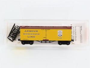 N Scale Micro-Trains 58030 ARLN Armour Refrigerator Line 36' Reefer 7306 RTR