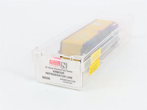 N Scale Micro-Trains 58030 ARLN Armour Refrigerator Line 36' Reefer 7306 RTR