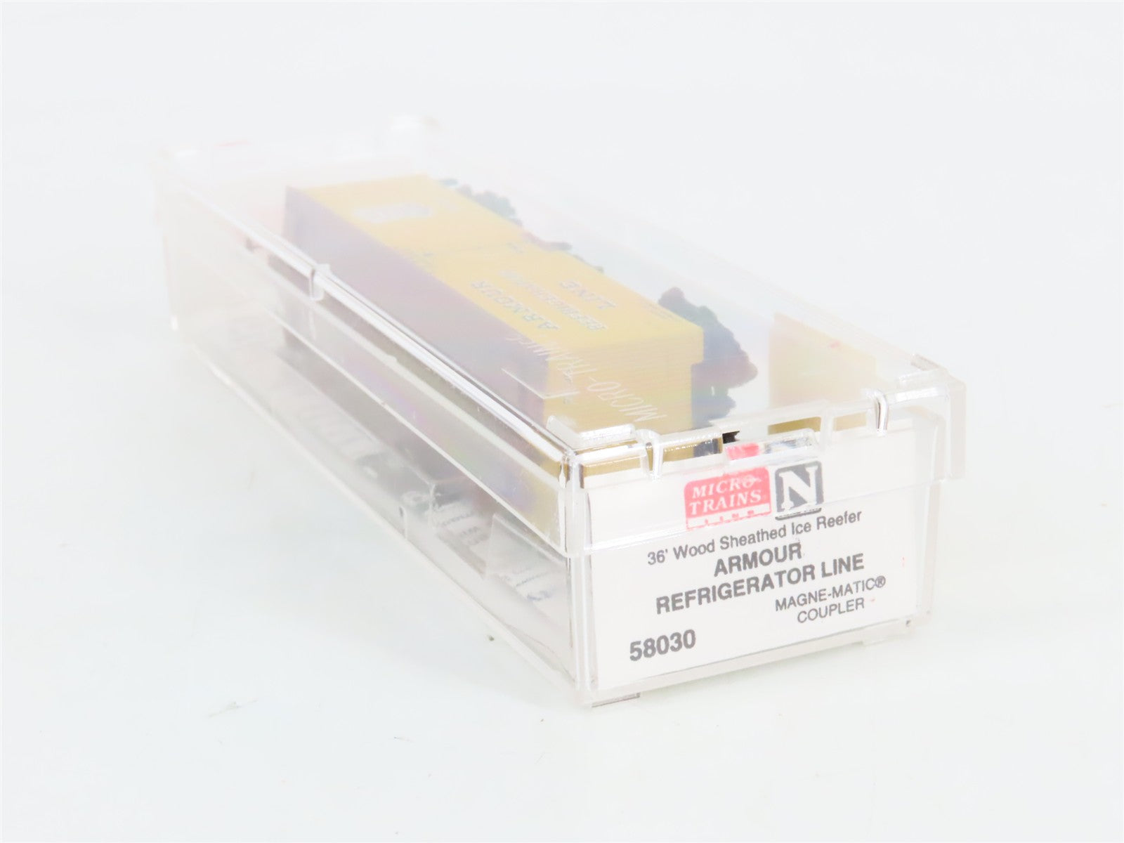 N Scale Micro-Trains 58030 ARLN Armour Refrigerator Line 36' Reefer 7306 RTR