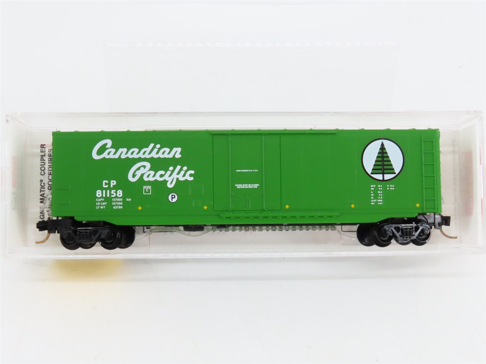 N Scale Micro-Trains 38220 CP Canadian Pacific 50' Box Car 81158 RTR