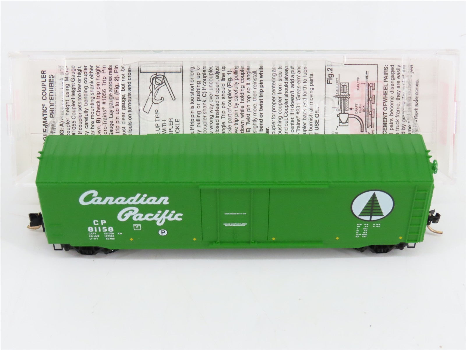 N Scale Micro-Trains 38220 CP Canadian Pacific 50' Box Car 81158 RTR