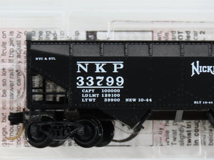 N Scale Micro-Trains MTL 86020 NKP Nickel Plate Road 33' 2-Bay Hopper 33799 RTR