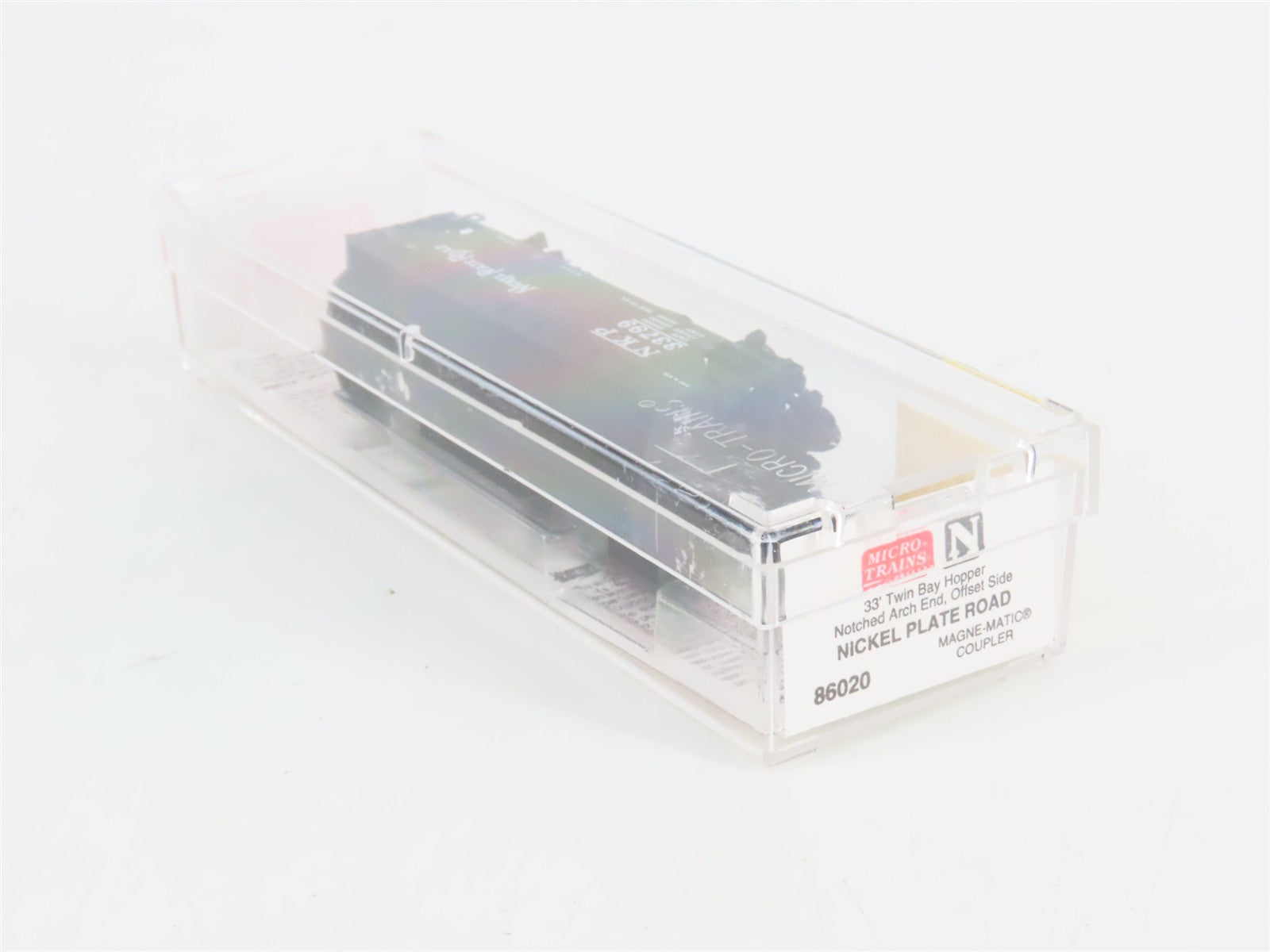 N Scale Micro-Trains MTL 86020 NKP Nickel Plate Road 33' 2-Bay Hopper 33799 RTR
