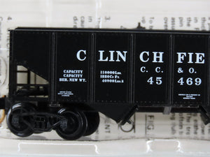 N Scale Micro-Trains 56190 CCO Clinchfield 33' 2-Bay Hopper 45469 RTR