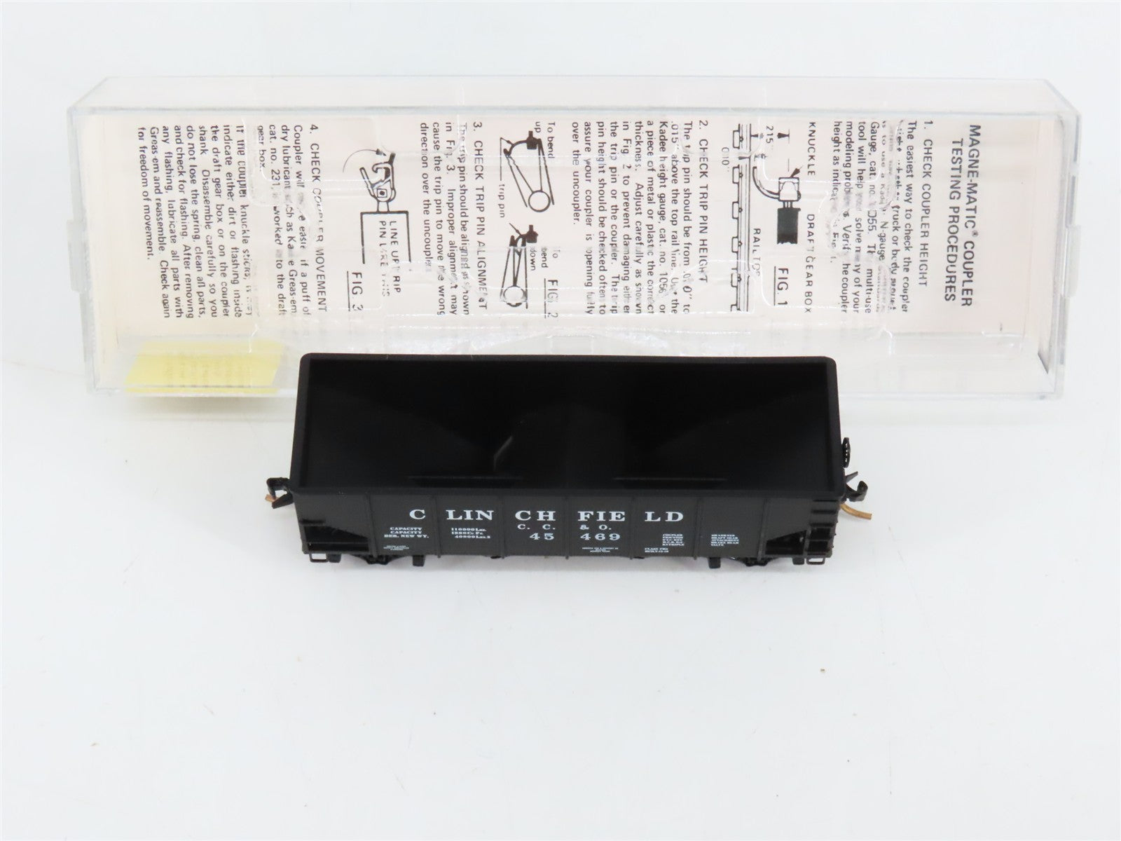 N Scale Micro-Trains 56190 CCO Clinchfield 33' 2-Bay Hopper 45469 RTR