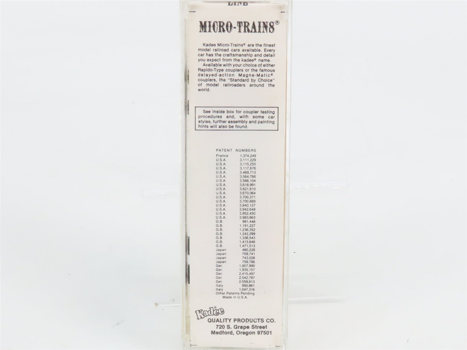 N Scale Kadee Micro-Trains MTL 20590 T&P Texas & Pacific 40' Box Car #41153