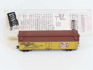 N Scale Micro-Trains MTL 49410 URTC Miller High Life 40' Wood Reefer 93187 RTR