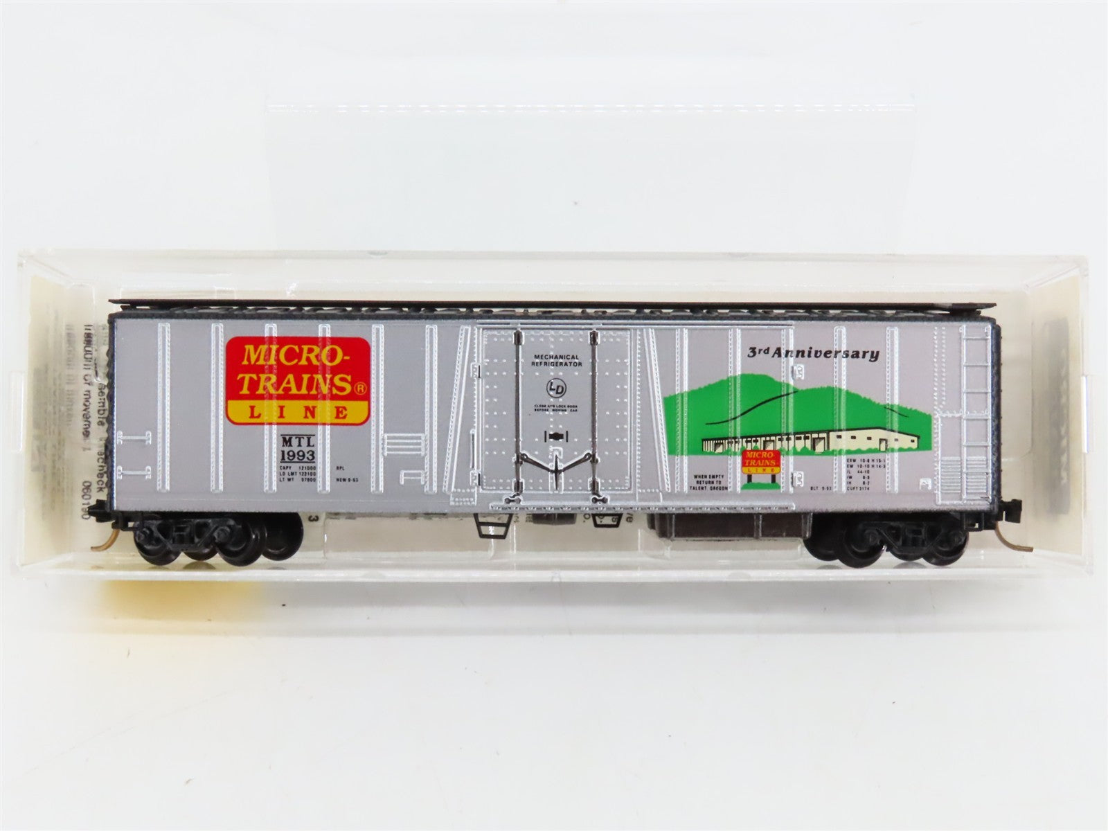N Scale Micro-Trains MTL 70060 3rd Anniversary Mechanical Reefer #1993