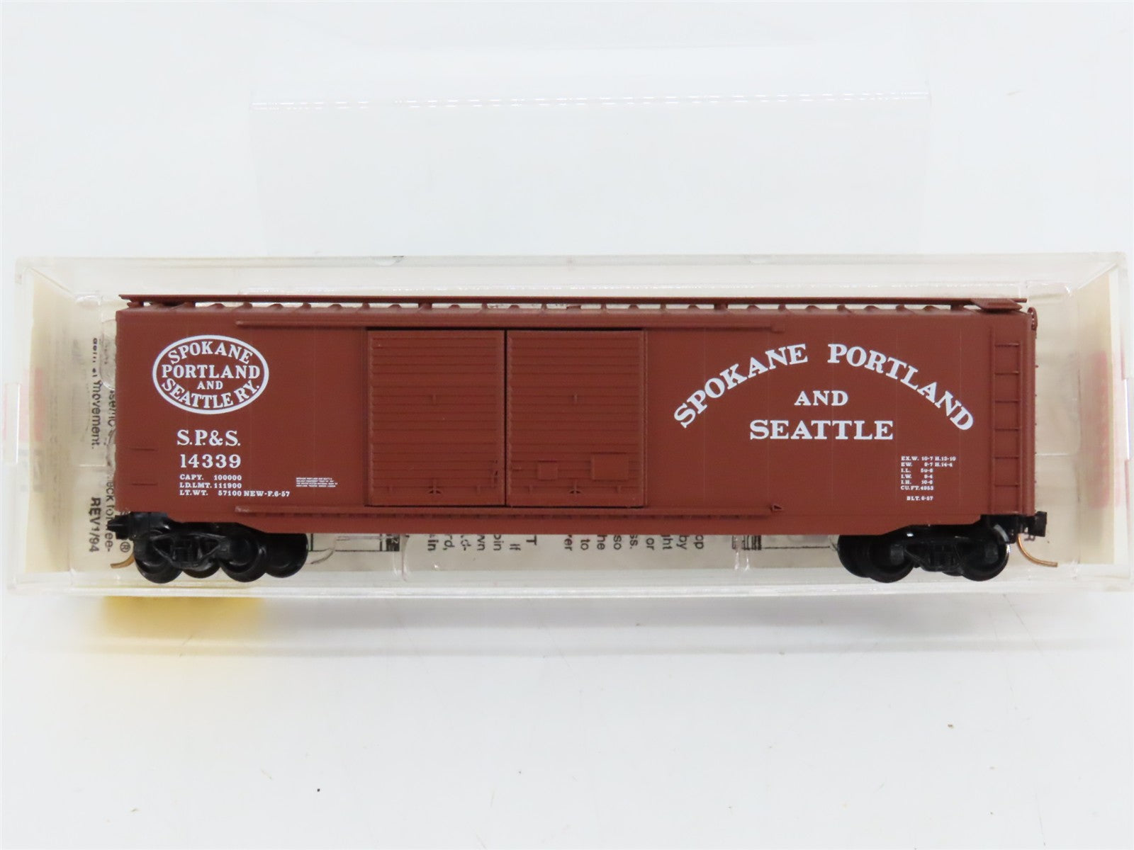 N Scale Micro-Trains 34210 Spokane, Portland & Seattle 50' Box Car RTR