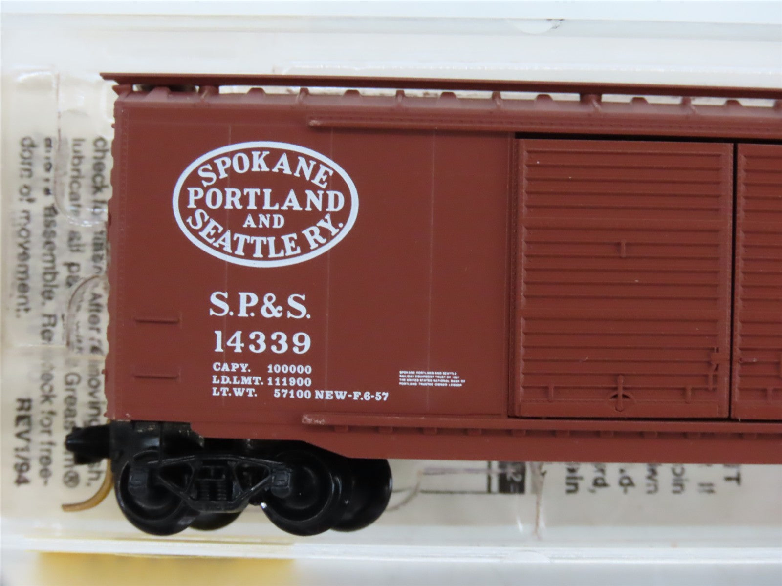 N Scale Micro-Trains 34210 Spokane, Portland & Seattle 50' Box Car RTR