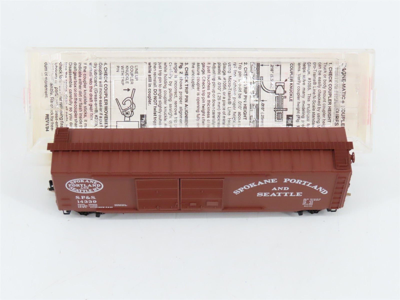 N Scale Micro-Trains 34210 Spokane, Portland & Seattle 50' Box Car RTR