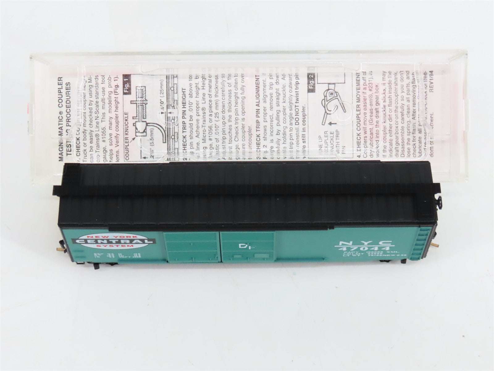 N Scale Micro-Trains 34200 NYC New York Central 50' Box Car 47044 RTR
