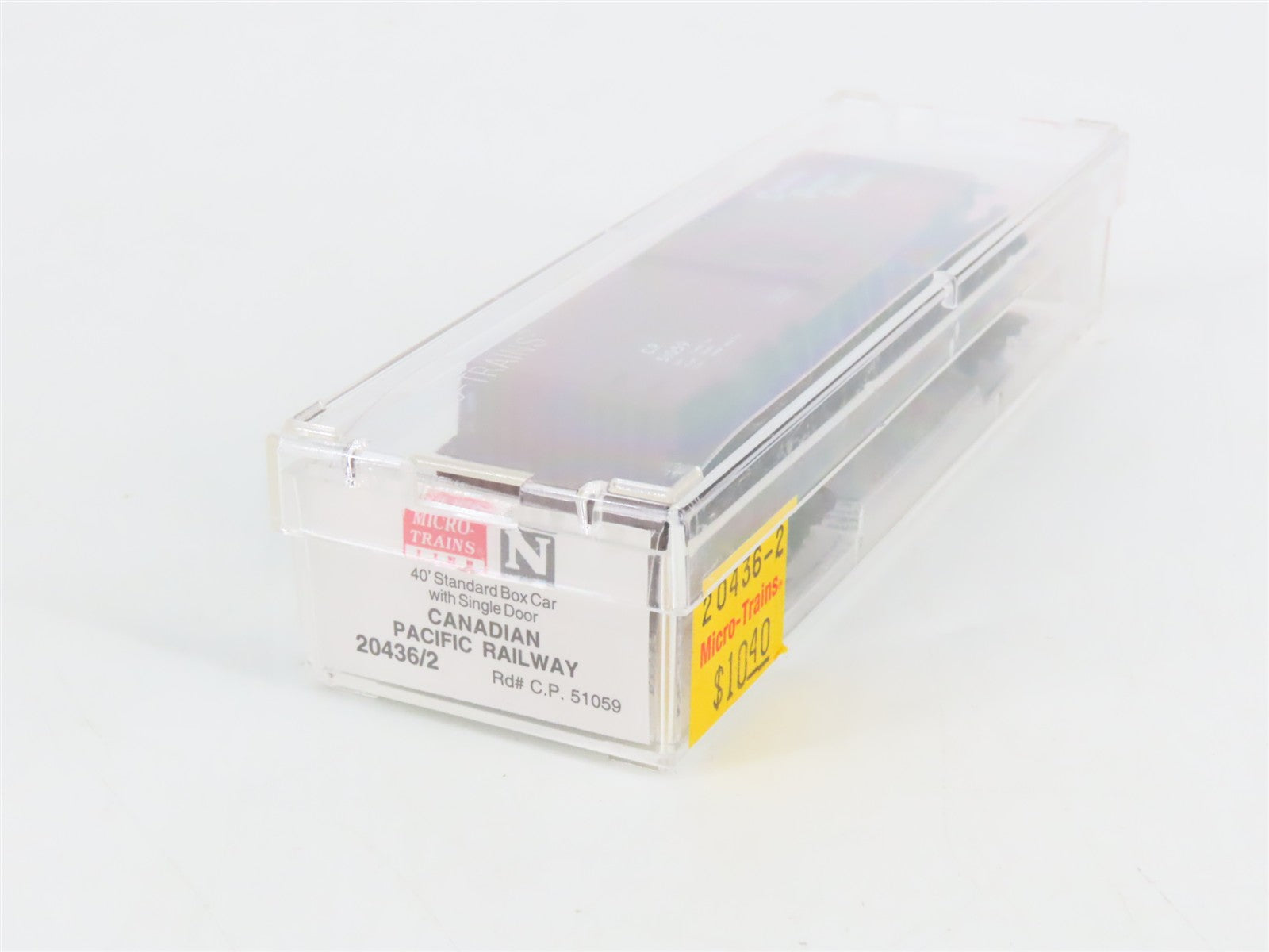 N Scale Micro-Trains 20436/2 CP Canadian Pacific 40' Box Car 51059 RTR