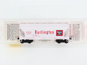 N Scale Micro-Trains 92070 Chicago, Burlington & Quincy 2-Bay Covered Hopper RTR