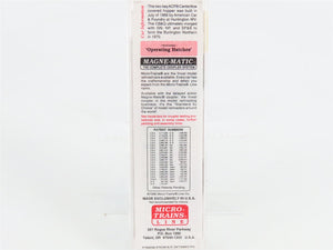 N Scale Micro-Trains 92070 Chicago, Burlington & Quincy 2-Bay Covered Hopper RTR