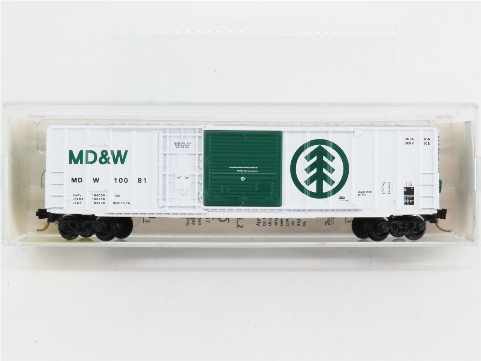 N Scale Micro-Trains 26020 MD&W Minnesota, Dakota & Western 50' Box Car RTR