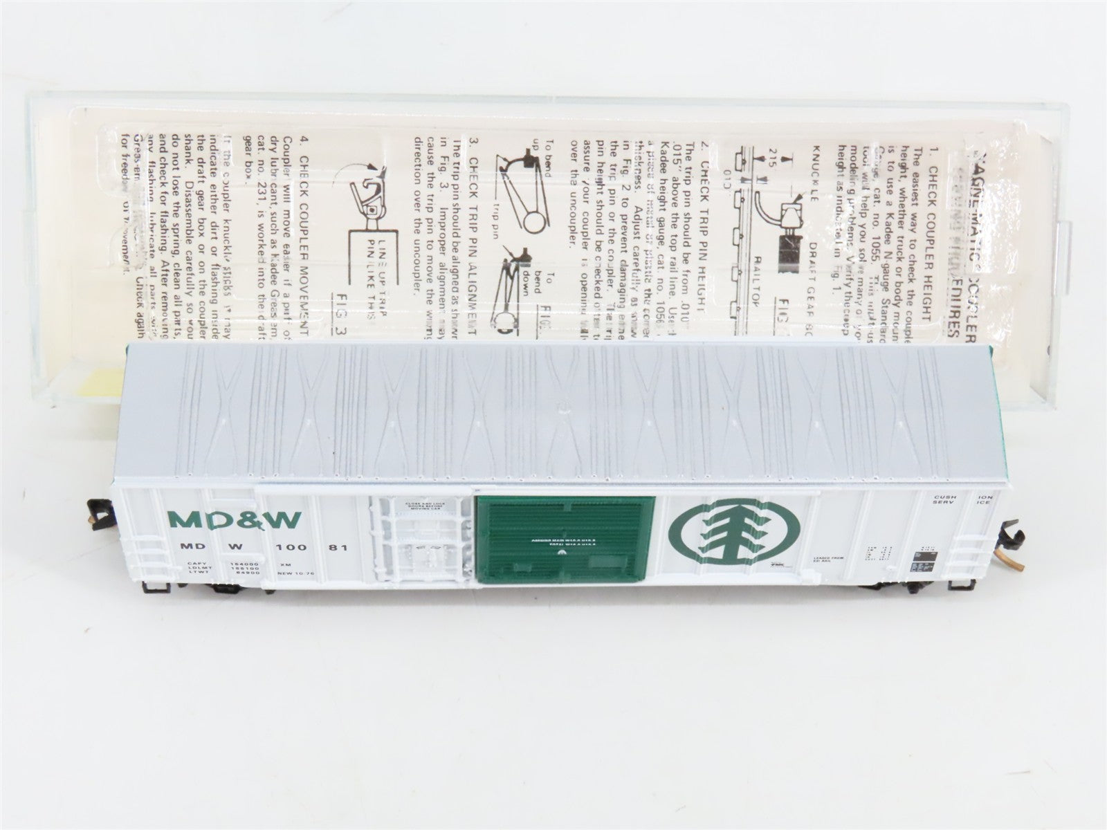 N Scale Micro-Trains 26020 MD&W Minnesota, Dakota & Western 50' Box Car RTR