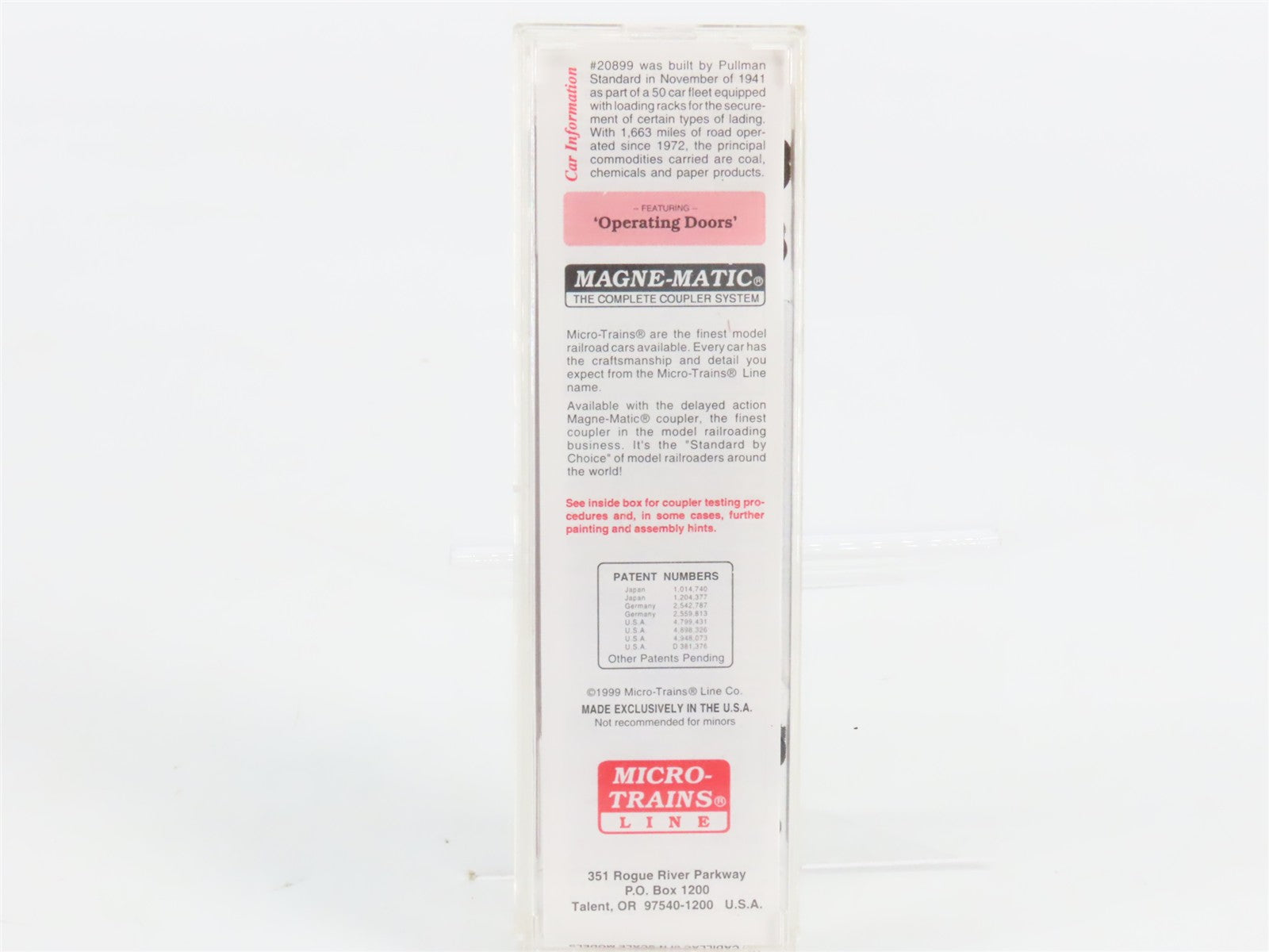N Scale Micro-Trains 34230 KCS Kansas City Southern 50' Box Car 20899 RTR