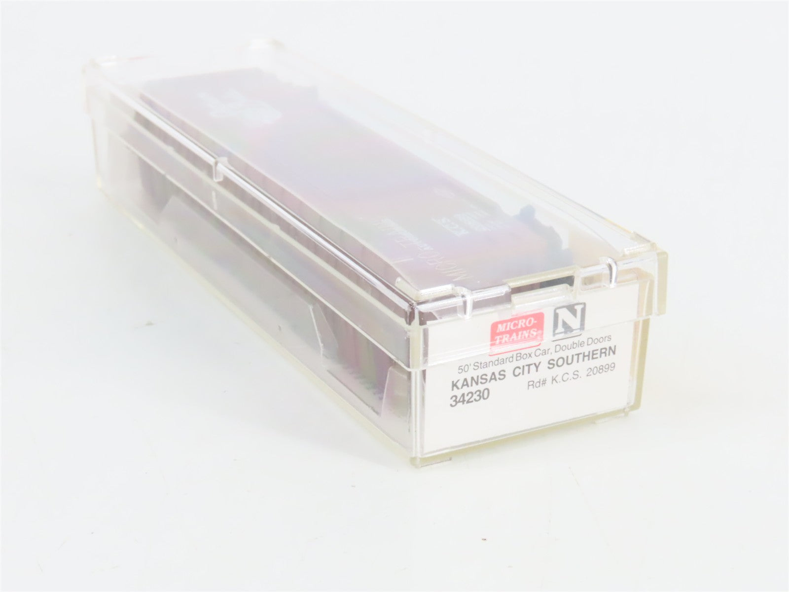 N Scale Micro-Trains 34230 KCS Kansas City Southern 50' Box Car 20899 RTR
