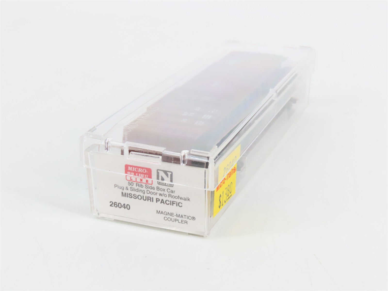 N Scale Micro-Trains 26040 MP Missouri Pacific 50' 50' Rib Side Box Car RTR