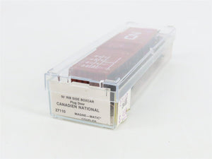 N Scale Micro-Trains 27110 Canadian National 50' Rib Side Plug Door Box Car RTR